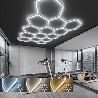 Kit Complete Hexagon LED 4,1×2,4M – إضاءة400واط احترافية