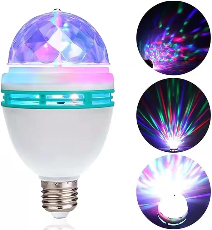 🔥😍Transformez Votre Espace en Disco | مصباح ديسكو LED دوار 360°