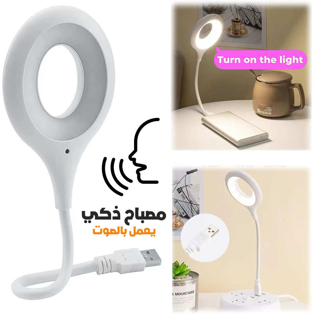 🔊 تحكّم فالضوء بصوتك - مصباح ذكي USB | Lampe Intelligente Vocale