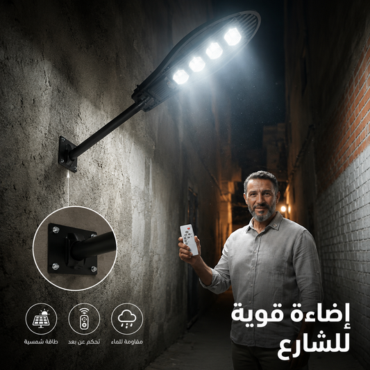 أقوى مصباح شمسي إحترافي 200واط إضاءة 12ساعة و ضمان سنة 🇩🇿